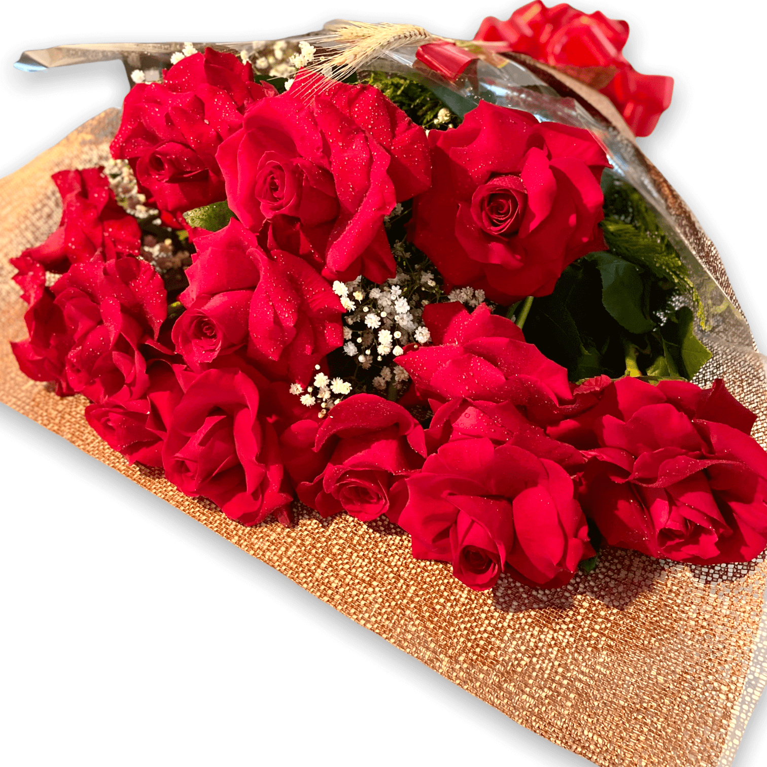 Bouquet de Rosas Colombianas Vermelhas - Flora Santa Clara