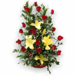 Arranjo Esplendor de Rosas e Lírios