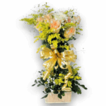 Topiária de Rosas Chá e Tangos