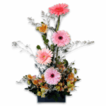 Arranjo de Gérberas e Astromélias