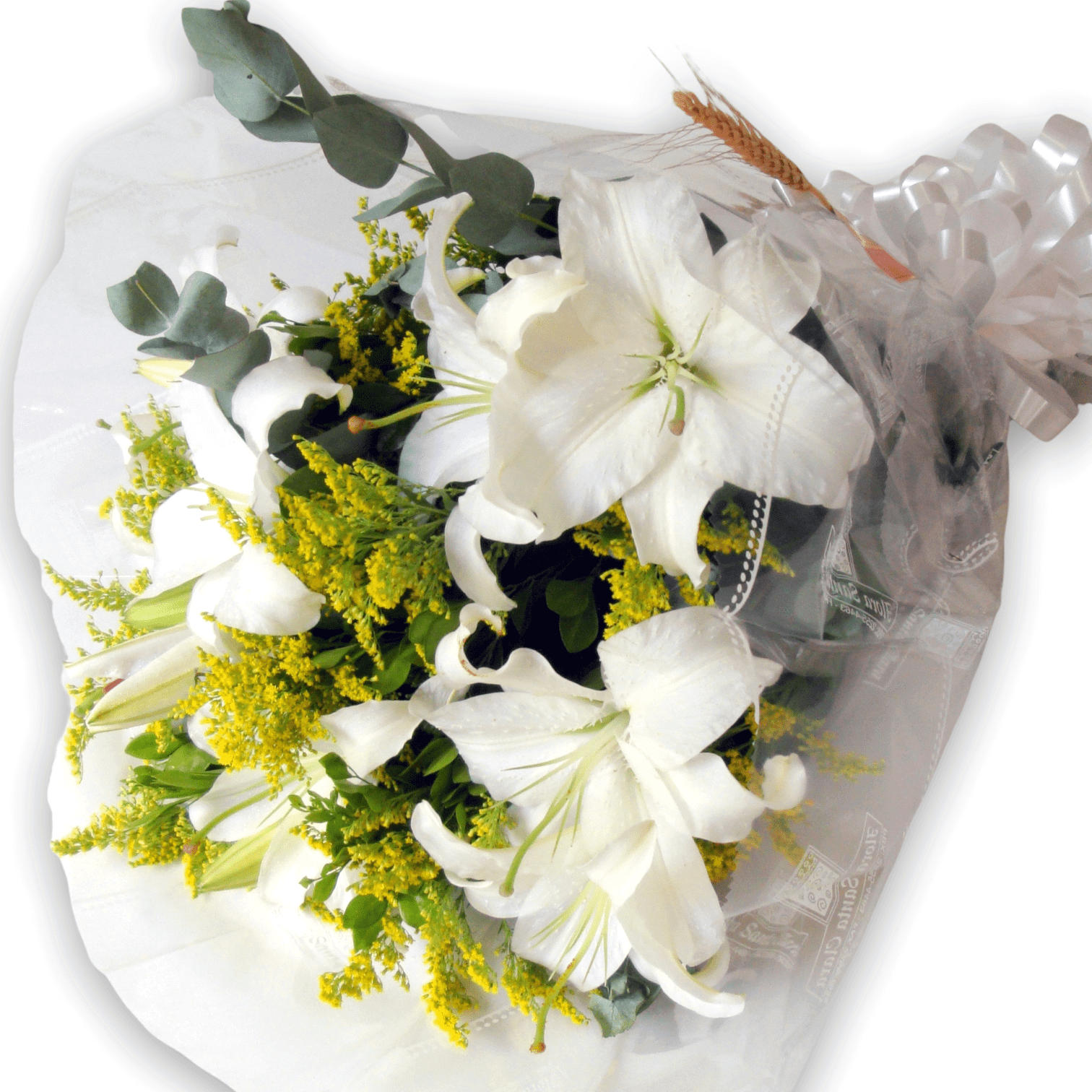 Bouquet de Lírios Brancos - Flora Santa Clara