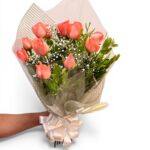 Buquê de Rosas Corais - Imagem 2