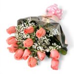 Buquê de Rosas Corais