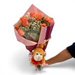 Buquê de Rosas Corais - Imagem 4