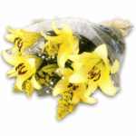 Bouquet de Lírios Amarelos