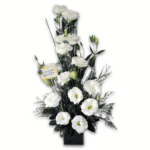 Arranjo de Lisianthus Brancos