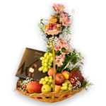 Cesta de Frutas e Chocolate