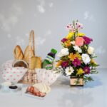 café da manhã com flores no Rio de Janeiro