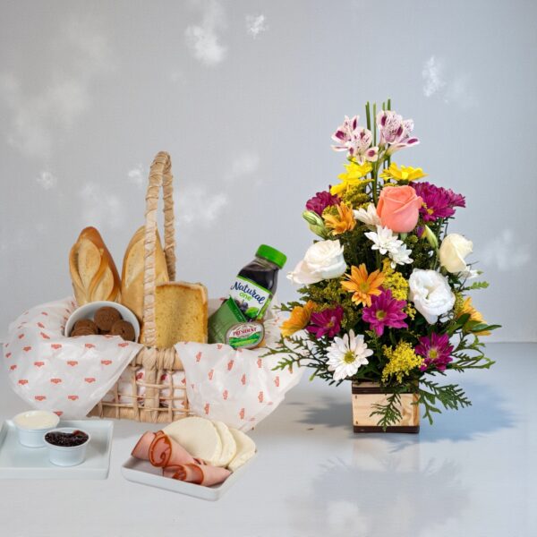 café da manhã com flores no Rio de Janeiro